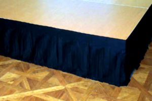 Textilie - látkový výkryt pódií