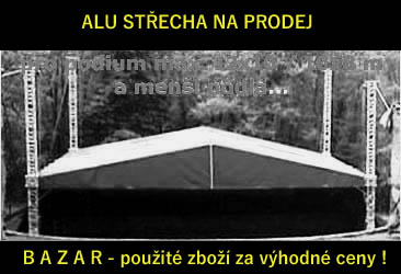 Mobilní střecha OPENAIR pro 12x10/10x8m podia a menší